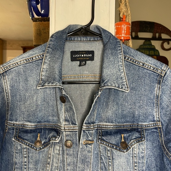 Lucky Brand - The Tomboy Trucker Denim Jacket - L - Picture 5 of 6
